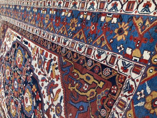 ANTIQUE KHAMSEH RUG 204M X 141M - ADDITIONAL PHOTO 4