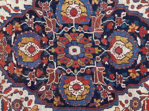 ANTIQUE KHAMSEH RUG 204M X 141M - ADDITIONAL PHOTO 7