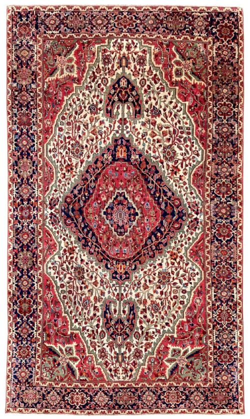 antique ferahan rug 210m x 128m - CATEGORY: ANTIQUE RUGS - DATED 1910