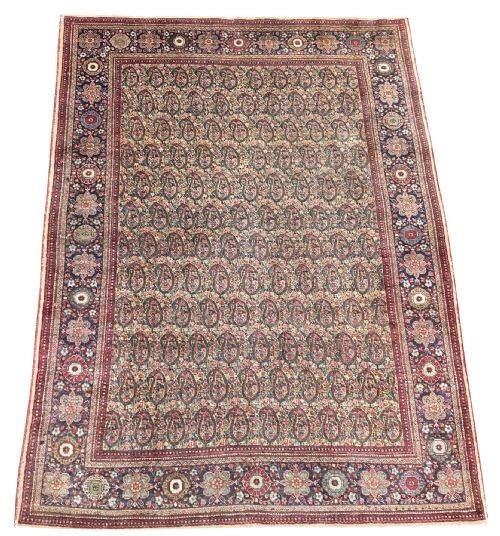 ANTIQUE TABRIZ RUG 188M X 140M - ADDITIONAL PHOTO 1
