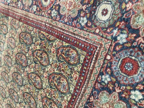 ANTIQUE TABRIZ RUG 188M X 140M - ADDITIONAL PHOTO 4