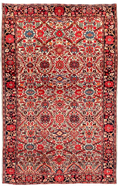 antique sarouk rug 200m x 130m - CATEGORY: ANTIQUE RUGS - DATED 1900
