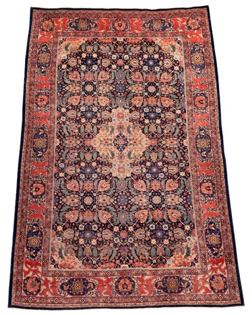ANTIQUE TABRIZ RUG 214M X 138M - ADDITIONAL PHOTO 1