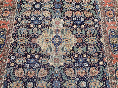 ANTIQUE TABRIZ RUG 214M X 138M - ADDITIONAL PHOTO 3