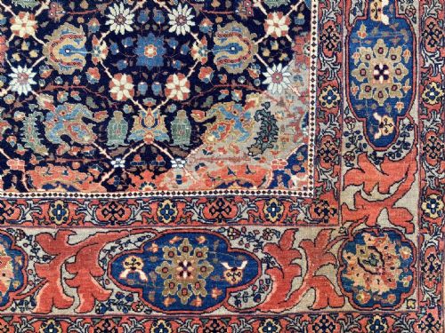 ANTIQUE TABRIZ RUG 214M X 138M - ADDITIONAL PHOTO 6