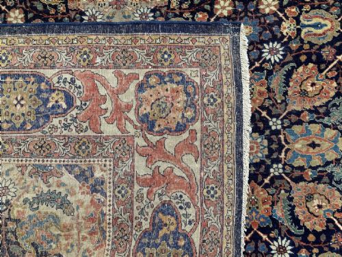 ANTIQUE TABRIZ RUG 214M X 138M - ADDITIONAL PHOTO 9