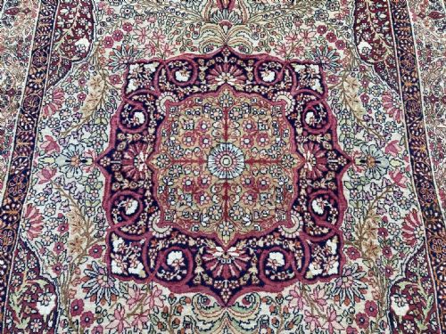 ANTIQUE KERMAN LAVAR RUG 223M X 141M - ADDITIONAL PHOTO 3