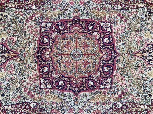 ANTIQUE KERMAN LAVAR RUG 223M X 141M - ADDITIONAL PHOTO 6