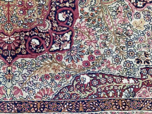 ANTIQUE KERMAN LAVAR RUG 223M X 141M - ADDITIONAL PHOTO 7