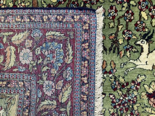 ANTIQUE ISFAHAN RUG 213M X 137M - ADDITIONAL PHOTO 6