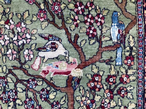 ANTIQUE ISFAHAN RUG 213M X 137M - ADDITIONAL PHOTO 8