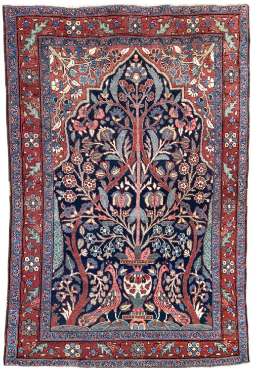 antique heriz rug 193m x 132m - CATEGORY: ANTIQUE RUGS - DATED 1900