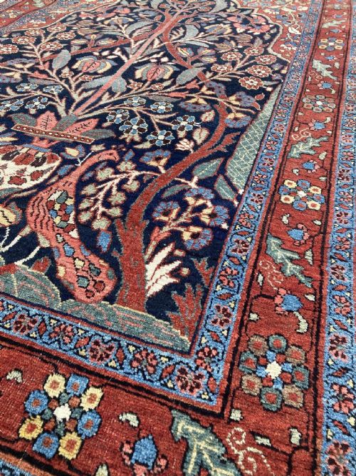 ANTIQUE HERIZ RUG 193M X 132M - ADDITIONAL PHOTO 4