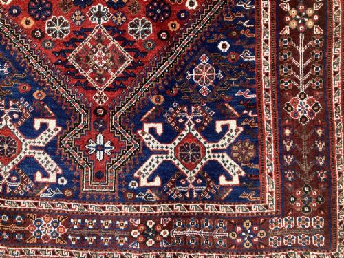 VINTAGE QASHQAI RUG 200M X 137M - ADDITIONAL PHOTO 2