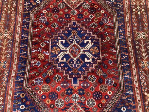 VINTAGE QASHQAI RUG 200M X 137M - ADDITIONAL PHOTO 3