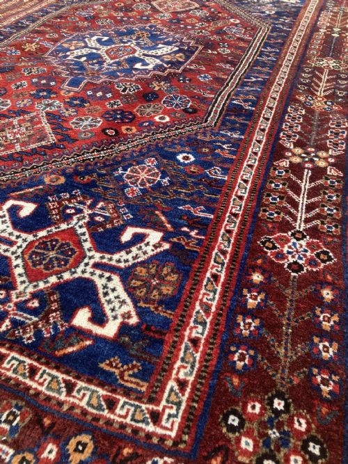 VINTAGE QASHQAI RUG 200M X 137M - ADDITIONAL PHOTO 4