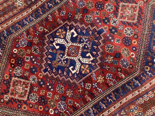 VINTAGE QASHQAI RUG 200M X 137M - ADDITIONAL PHOTO 5