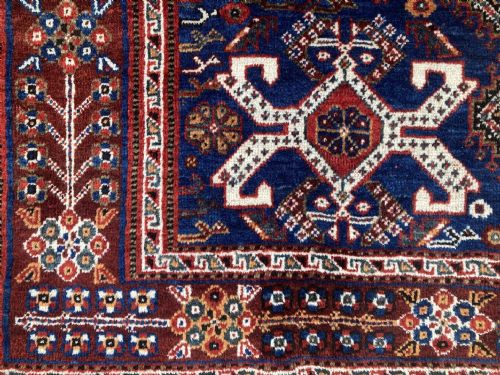 VINTAGE QASHQAI RUG 200M X 137M - ADDITIONAL PHOTO 6