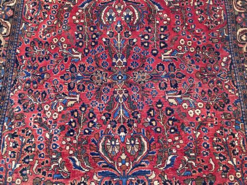 ANTIQUE SAROUK RUG 193M X 117M - ADDITIONAL PHOTO 3