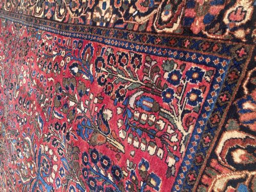 ANTIQUE SAROUK RUG 193M X 117M - ADDITIONAL PHOTO 4