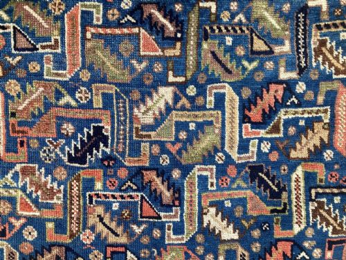 ANTIQUE QASHQAI RUG 200M X 118M - ADDITIONAL PHOTO 8