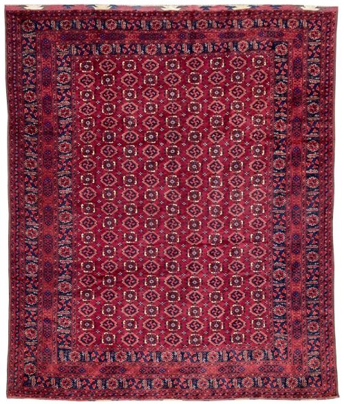 antique afghan beshir carpet 320m x 265m - CATEGORY: ANTIQUE RUGS - DATED 1920