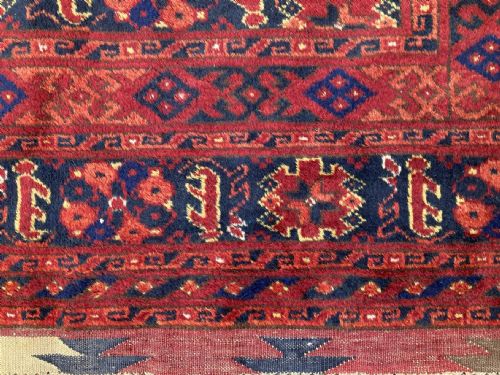ANTIQUE AFGHAN BESHIR CARPET 320M X 265M - ADDITIONAL PHOTO 7