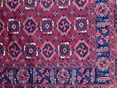 ANTIQUE AFGHAN BESHIR CARPET 320M X 265M - ADDITIONAL PHOTO 8
