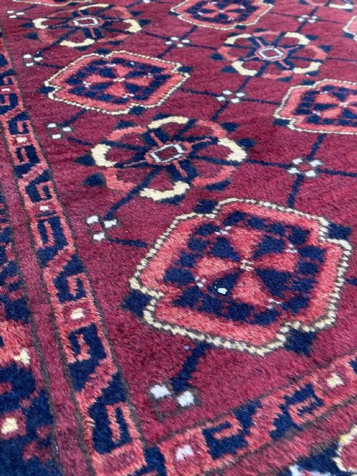 ANTIQUE AFGHAN BESHIR CARPET 320M X 265M - ADDITIONAL PHOTO 9