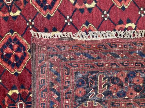 ANTIQUE AFGHAN BESHIR CARPET 320M X 265M - ADDITIONAL PHOTO 10