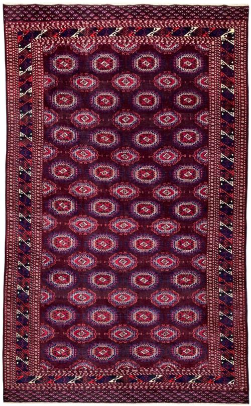 antique turkmen tekke carpet 320m x 200m - CATEGORY: ANTIQUE RUGS - DATED 1900