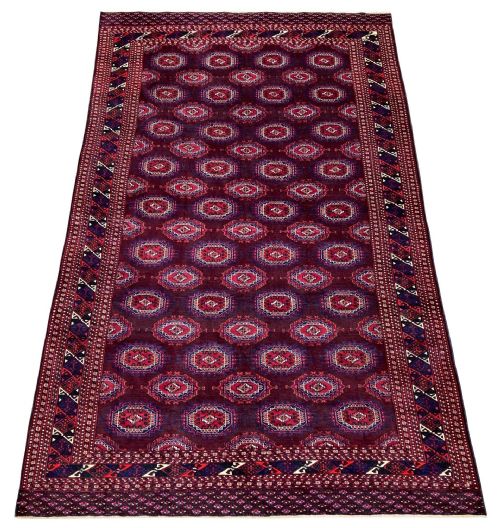 ANTIQUE TURKMEN TEKKE CARPET 320M X 200M - ADDITIONAL PHOTO 1