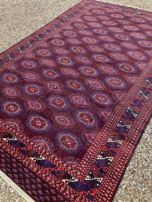 ANTIQUE TURKMEN TEKKE CARPET 320M X 200M - ADDITIONAL PHOTO 6