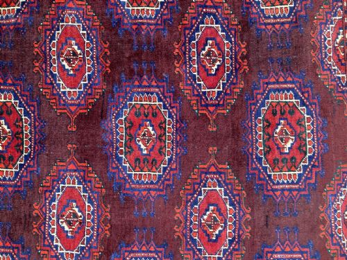 ANTIQUE TURKMEN TEKKE CARPET 320M X 200M - ADDITIONAL PHOTO 7