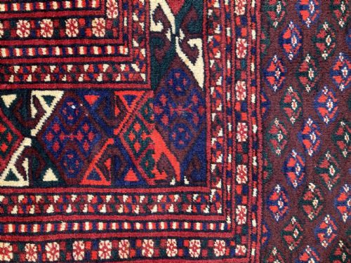 ANTIQUE TURKMEN TEKKE CARPET 320M X 200M - ADDITIONAL PHOTO 8