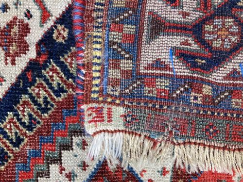 ANTIQUE QASHQAI RUG 147M X 104M - ADDITIONAL PHOTO 10