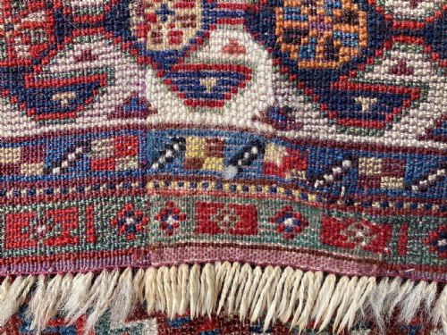 ANTIQUE QASHQAI RUG 147M X 104M - ADDITIONAL PHOTO 12
