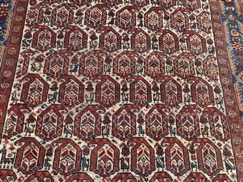 ANTIQUE KHAMSEH RUG 191M X 131M - ADDITIONAL PHOTO 3