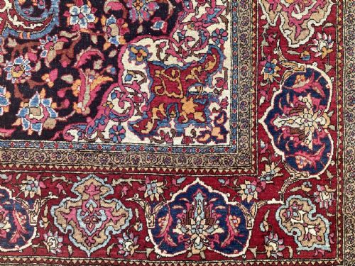 ANTIQUE ISFAHAN RUG 210M X 142M - ADDITIONAL PHOTO 2