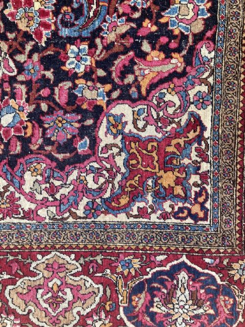 ANTIQUE ISFAHAN RUG 210M X 142M - ADDITIONAL PHOTO 8