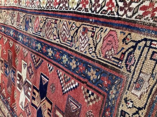 ANTIQUE KURDISH RUG 224M X 119M - ADDITIONAL PHOTO 4