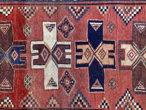 ANTIQUE KURDISH RUG 224M X 119M - ADDITIONAL PHOTO 8