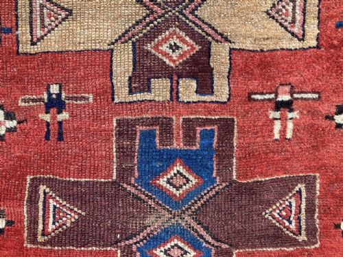 ANTIQUE KURDISH RUG 224M X 119M - ADDITIONAL PHOTO 9