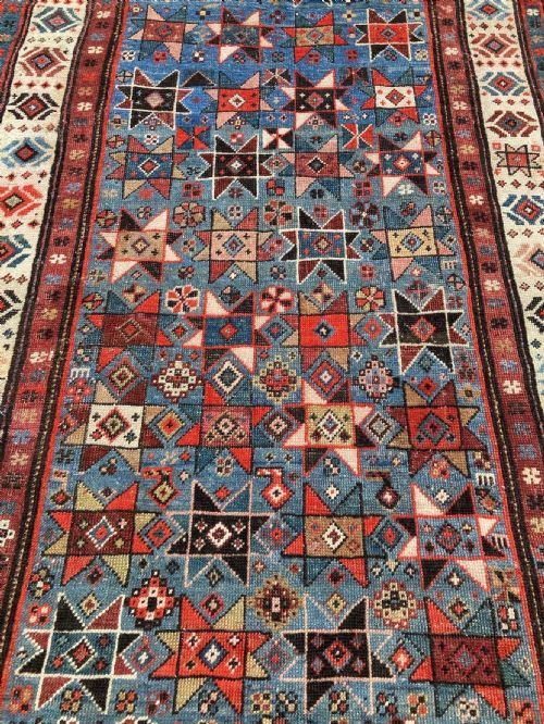 ANTIQUE CAUCASIAN GENJE RUNNER 259M X 107M - ADDITIONAL PHOTO 3