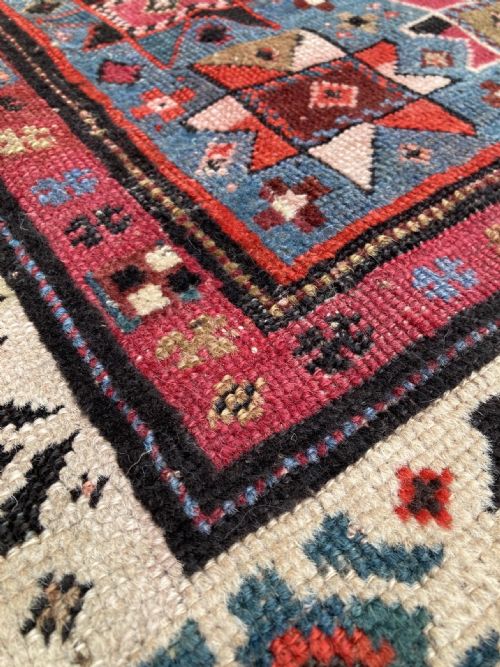 ANTIQUE CAUCASIAN GENJE RUNNER 259M X 107M - ADDITIONAL PHOTO 6