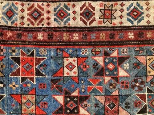 ANTIQUE CAUCASIAN GENJE RUNNER 259M X 107M - ADDITIONAL PHOTO 7