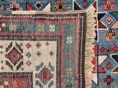 ANTIQUE CAUCASIAN GENJE RUNNER 259M X 107M - ADDITIONAL PHOTO 8
