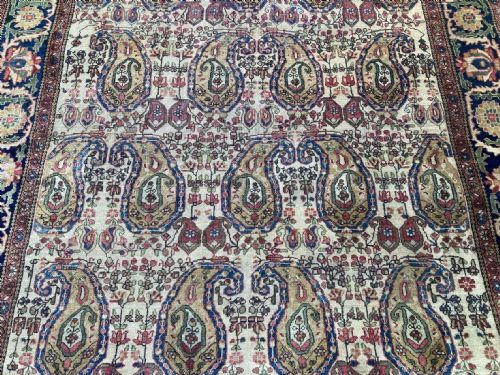 ANTIQUE SAROUK RUG 207M X 130M - ADDITIONAL PHOTO 4