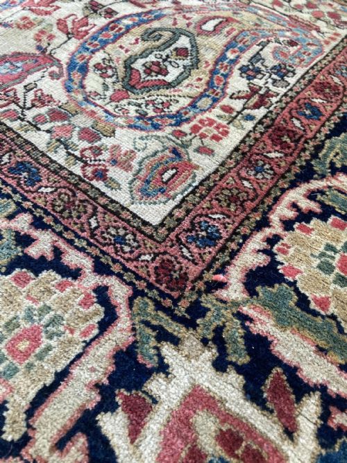 ANTIQUE SAROUK RUG 207M X 130M - ADDITIONAL PHOTO 6