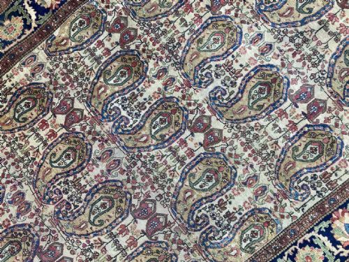 ANTIQUE SAROUK RUG 207M X 130M - ADDITIONAL PHOTO 7